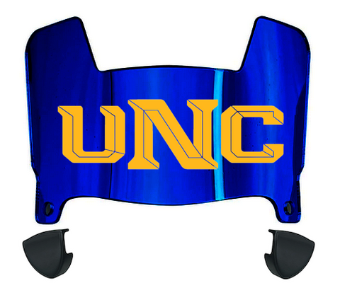 Northern Colorado Bears Mini Football Helmet Visor Shield w/ Clips - PICK VISOR & LOGO COLOR