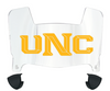 Northern Colorado Bears Mini Football Helmet Visor Shield w/ Clips - PICK VISOR & LOGO COLOR