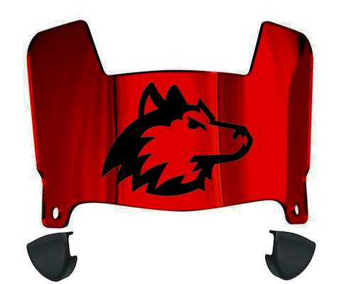 Northern Illinois Huskies Mini Football Helmet Visor Shield w/ Clips - PICK VISOR & LOGO COLOR