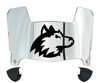 Northern Illinois Huskies Mini Football Helmet Visor Shield w/ Clips - PICK VISOR & LOGO COLOR