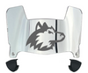 Northern Illinois Huskies Mini Football Helmet Visor Shield w/ Clips - PICK VISOR & LOGO COLOR