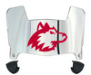 Northern Illinois Huskies Mini Football Helmet Visor Shield w/ Clips - PICK VISOR & LOGO COLOR