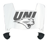 Northern Iowa Panthers Mini Football Helmet Visor Shield w/ Clips - PICK VISOR & LOGO COLOR
