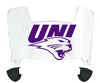 Northern Iowa Panthers Mini Football Helmet Visor Shield w/ Clips - PICK VISOR & LOGO COLOR