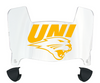 Northern Iowa Panthers Mini Football Helmet Visor Shield w/ Clips - PICK VISOR & LOGO COLOR