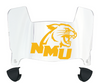 Northern Michigan Wildcats Mini Football Helmet Visor Shield w/ Clips - PICK VISOR & LOGO COLOR