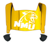 Northern Michigan Wildcats Mini Football Helmet Visor Shield w/ Clips - PICK VISOR & LOGO COLOR
