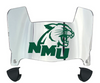 Northern Michigan Wildcats Mini Football Helmet Visor Shield w/ Clips - PICK VISOR & LOGO COLOR