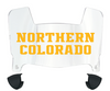 Northern Colorado Bears Mini Football Helmet Visor Shield w/ Clips - PICK VISOR & LOGO COLOR