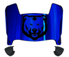 Northern Colorado Bears Mini Football Helmet Visor Shield w/ Clips - PICK VISOR & LOGO COLOR