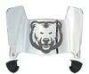 Northern Colorado Bears Mini Football Helmet Visor Shield w/ Clips - PICK VISOR & LOGO COLOR