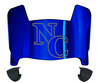 Northern Colorado Bears Mini Football Helmet Visor Shield w/ Clips - PICK VISOR & LOGO COLOR