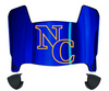 Northern Colorado Bears Mini Football Helmet Visor Shield w/ Clips - PICK VISOR & LOGO COLOR