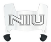 Northern Illinois Huskies Mini Football Helmet Visor Shield w/ Clips - PICK VISOR & LOGO COLOR