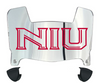 Northern Illinois Huskies Mini Football Helmet Visor Shield w/ Clips - PICK VISOR & LOGO COLOR