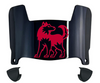 Northern Illinois Huskies Mini Football Helmet Visor Shield w/ Clips - PICK VISOR & LOGO COLOR