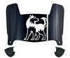 Northern Illinois Huskies Mini Football Helmet Visor Shield w/ Clips - PICK VISOR & LOGO COLOR