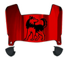 Northern Illinois Huskies Mini Football Helmet Visor Shield w/ Clips - PICK VISOR & LOGO COLOR