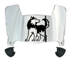 Northern Illinois Huskies Mini Football Helmet Visor Shield w/ Clips - PICK VISOR & LOGO COLOR