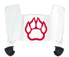 Northern Illinois Huskies Mini Football Helmet Visor Shield w/ Clips - PICK VISOR & LOGO COLOR