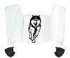 Northern Illinois Huskies Mini Football Helmet Visor Shield w/ Clips - PICK VISOR & LOGO COLOR