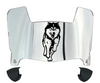 Northern Illinois Huskies Mini Football Helmet Visor Shield w/ Clips - PICK VISOR & LOGO COLOR
