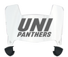 Northern Iowa Panthers Mini Football Helmet Visor Shield w/ Clips - PICK VISOR & LOGO COLOR