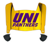 Northern Iowa Panthers Mini Football Helmet Visor Shield w/ Clips - PICK VISOR & LOGO COLOR
