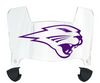 Northern Iowa Panthers Mini Football Helmet Visor Shield w/ Clips - PICK VISOR & LOGO COLOR