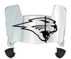 Northern Iowa Panthers Mini Football Helmet Visor Shield w/ Clips - PICK VISOR & LOGO COLOR