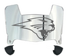 Northern Iowa Panthers Mini Football Helmet Visor Shield w/ Clips - PICK VISOR & LOGO COLOR