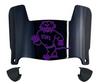 Northern Iowa Panthers Mini Football Helmet Visor Shield w/ Clips - PICK VISOR & LOGO COLOR