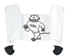 Northern Iowa Panthers Mini Football Helmet Visor Shield w/ Clips - PICK VISOR & LOGO COLOR