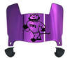 Northern Iowa Panthers Mini Football Helmet Visor Shield w/ Clips - PICK VISOR & LOGO COLOR