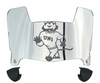 Northern Iowa Panthers Mini Football Helmet Visor Shield w/ Clips - PICK VISOR & LOGO COLOR