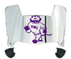 Northern Iowa Panthers Mini Football Helmet Visor Shield w/ Clips - PICK VISOR & LOGO COLOR