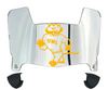 Northern Iowa Panthers Mini Football Helmet Visor Shield w/ Clips - PICK VISOR & LOGO COLOR