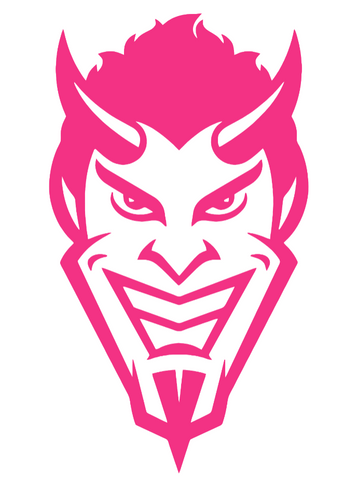 Northwestern State Demons HOT PINK Mascot Logo Premium DieCut Vinyl Decal PICK SIZE
