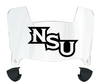 Northwestern State Demons Mini Football Helmet Visor Shield w/ Clips - PICK VISOR & LOGO COLOR