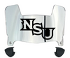 Northwestern State Demons Mini Football Helmet Visor Shield w/ Clips - PICK VISOR & LOGO COLOR