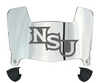Northwestern State Demons Mini Football Helmet Visor Shield w/ Clips - PICK VISOR & LOGO COLOR