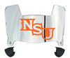 Northwestern State Demons Mini Football Helmet Visor Shield w/ Clips - PICK VISOR & LOGO COLOR