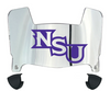 Northwestern State Demons Mini Football Helmet Visor Shield w/ Clips - PICK VISOR & LOGO COLOR