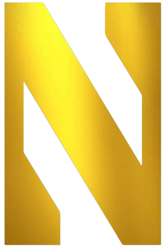 Northwestern Wildcats GOLD CHROME MIRROR Team Logo Premium DieCut Vinyl Decal PICK SIZE