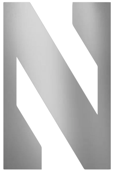 Northwestern Wildcats SILVER CHROME MIRROR Team Logo Premium DieCut Vinyl Decal PICK SIZE