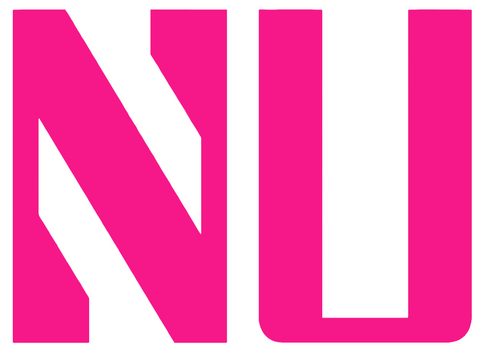 Northwestern Wildcats Hot Pink NU Logo Premium DieCut Vinyl Decal PICK SIZE