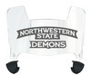 Northwestern State Demons Mini Football Helmet Visor Shield w/ Clips - PICK VISOR & LOGO COLOR