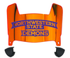 Northwestern State Demons Mini Football Helmet Visor Shield w/ Clips - PICK VISOR & LOGO COLOR