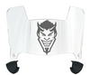 Northwestern State Demons Mini Football Helmet Visor Shield w/ Clips - PICK VISOR & LOGO COLOR
