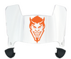 Northwestern State Demons Mini Football Helmet Visor Shield w/ Clips - PICK VISOR & LOGO COLOR